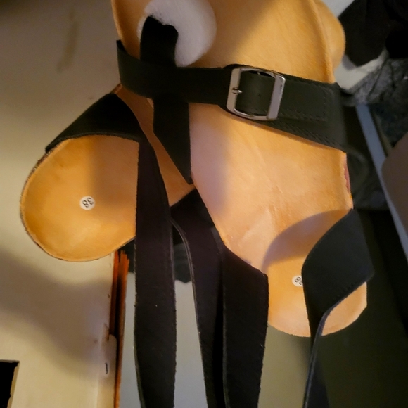 Sandals,black, size 38 - Picture 1 of 2